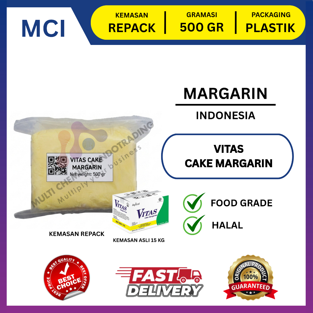 VITAS CAKE MARGARIN / MARGARINE VITAS CAKE || 500 GR