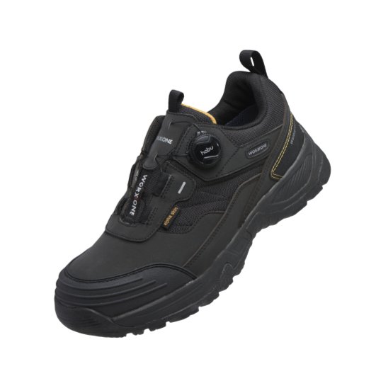 Sepatu Safety Pria - Worx One 102 Boa  Black / Sepatu Safety Sport - Worx One 102 Black