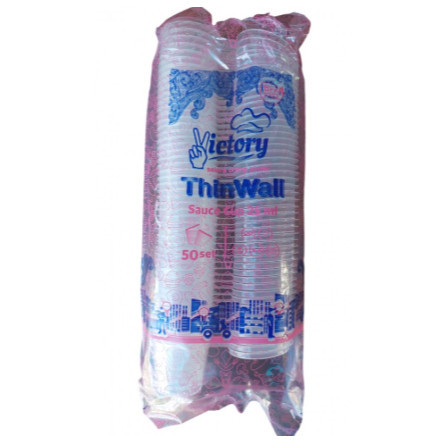 Cup Thinwall Victory 25 ml Tempat Sambal Sauce Cup Thinwall Victory 25 ml