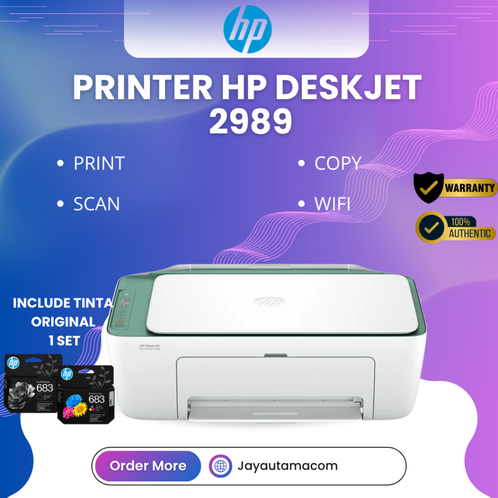 HP Printer 2989 Print Scan Copy Wifi