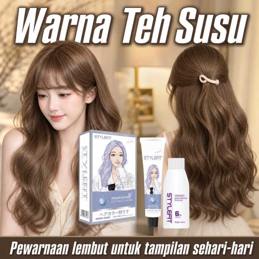[Tidak perlu pemutih] STYLE FITcat rambut 200ML Tidak perlu pemutih, wanita hamil dapat menggunakann