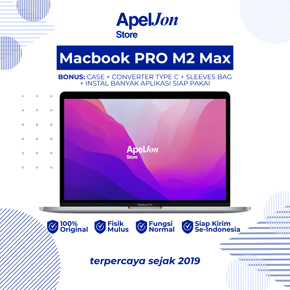 Macbook Pro M2 Max Second Like New Berkualitas & Bergaransi hanya di ApelJon Store