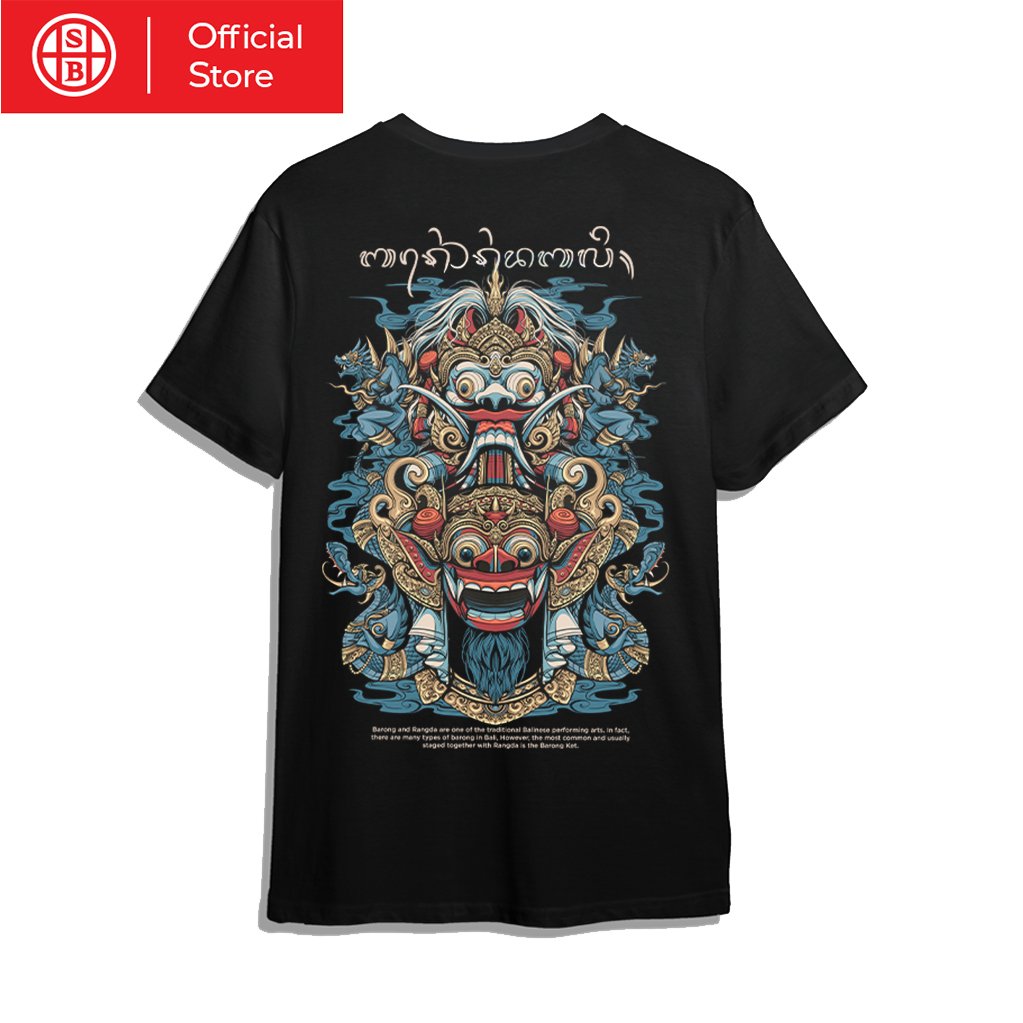 BARONG × RANGDA — Kaos Bali Unisex | SENIMAN BOCAH®