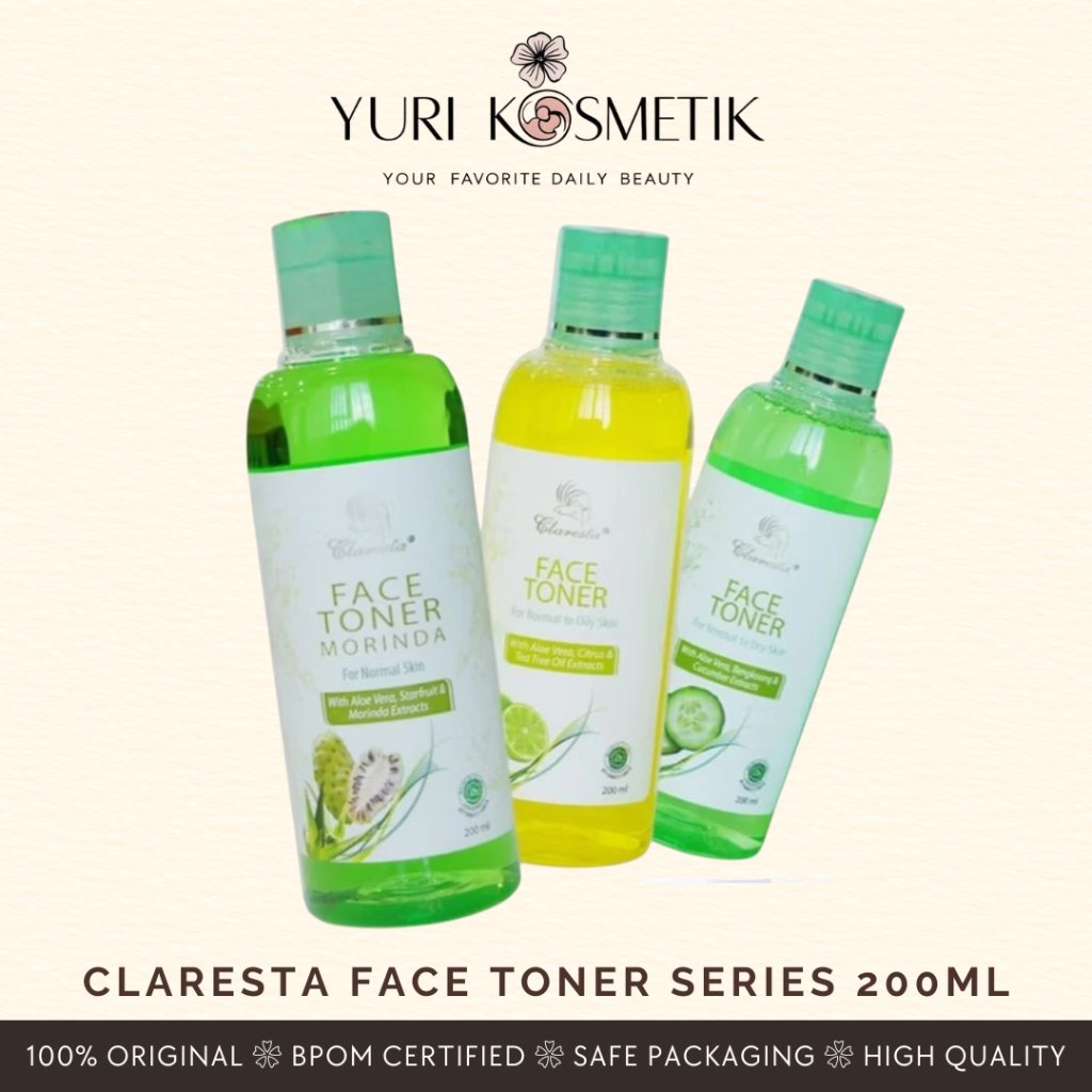 Claresta Face Toner Series 200ml Yuri Kosmetik
