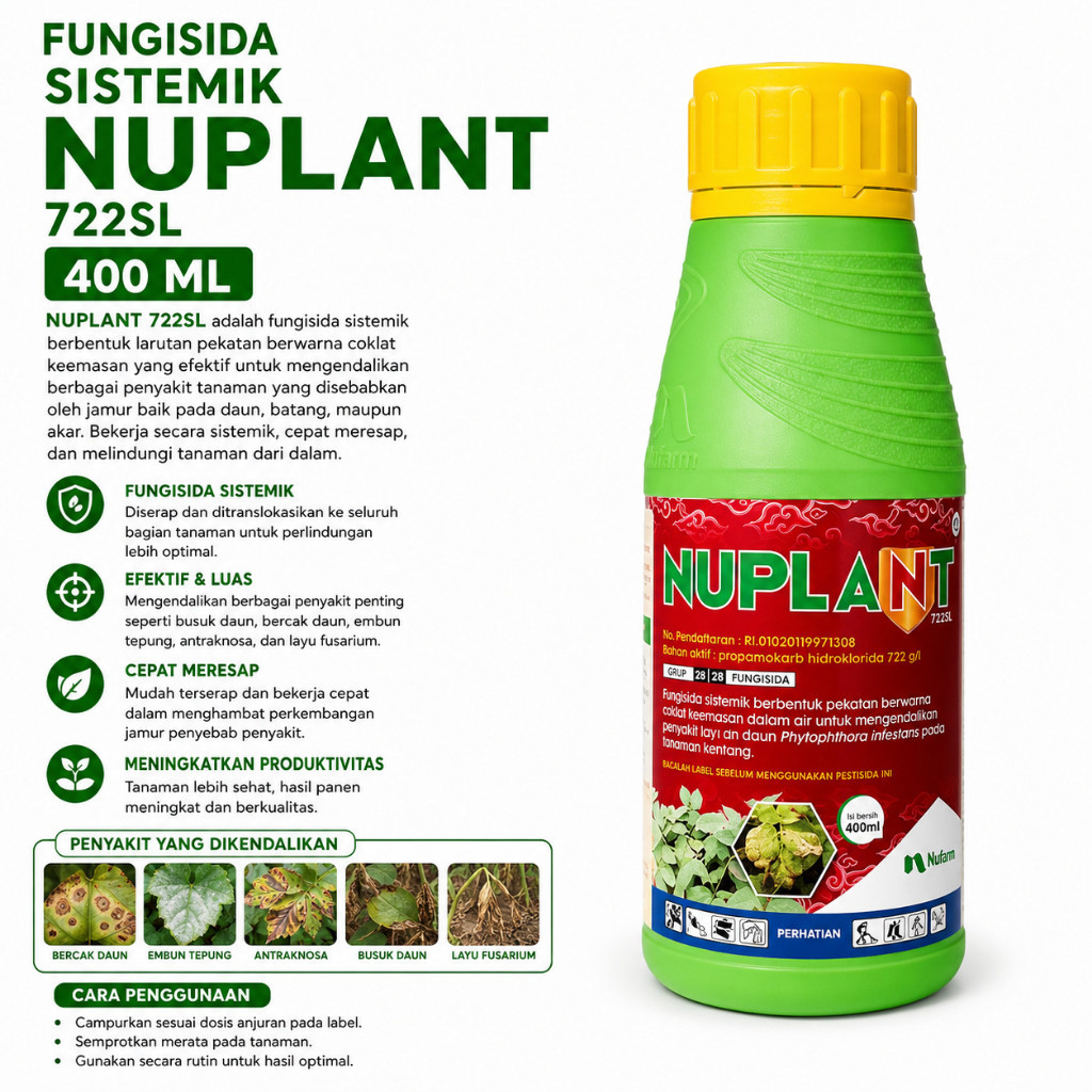 FUNGISIDA SISTEMIK NUPLANT 722SL 400 ML