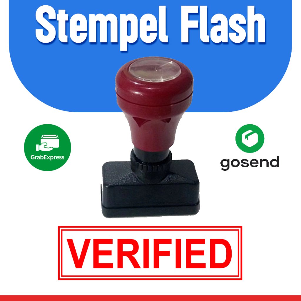 Stempel Otomatis VERIFIED Stempel Flash VERIFIED