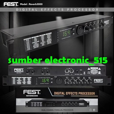 EFEK Vocal Fest REVERB3000 Soundbest Digital 6 Digital6 REVERB 3000 Original