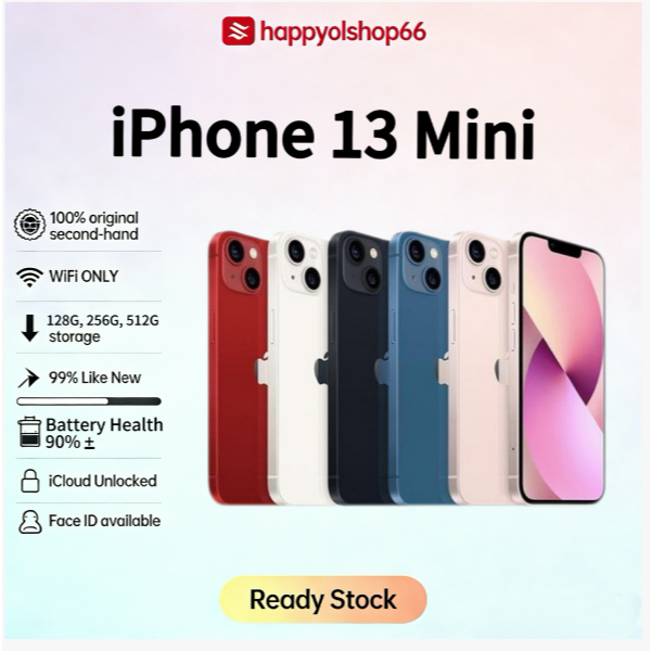 IPhone 13 MINI WIFI ONLY 128GB/256GB/512GB Bekas Second Original Mulus Fullset
