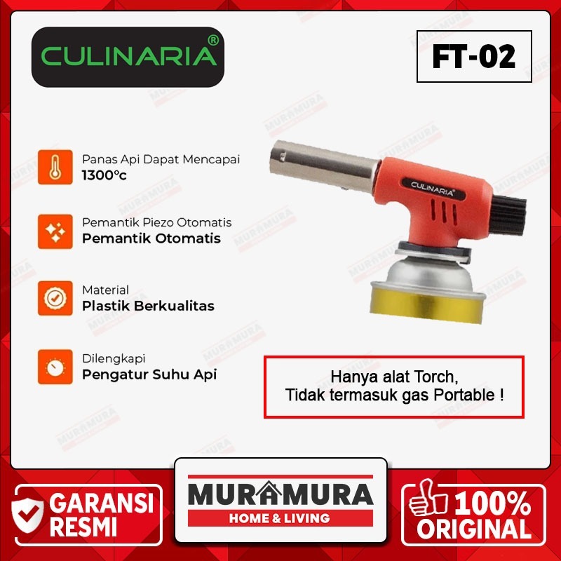 CULINARIA FT-02 Alat Torch Serbaguna - Gas Torch Dimsum