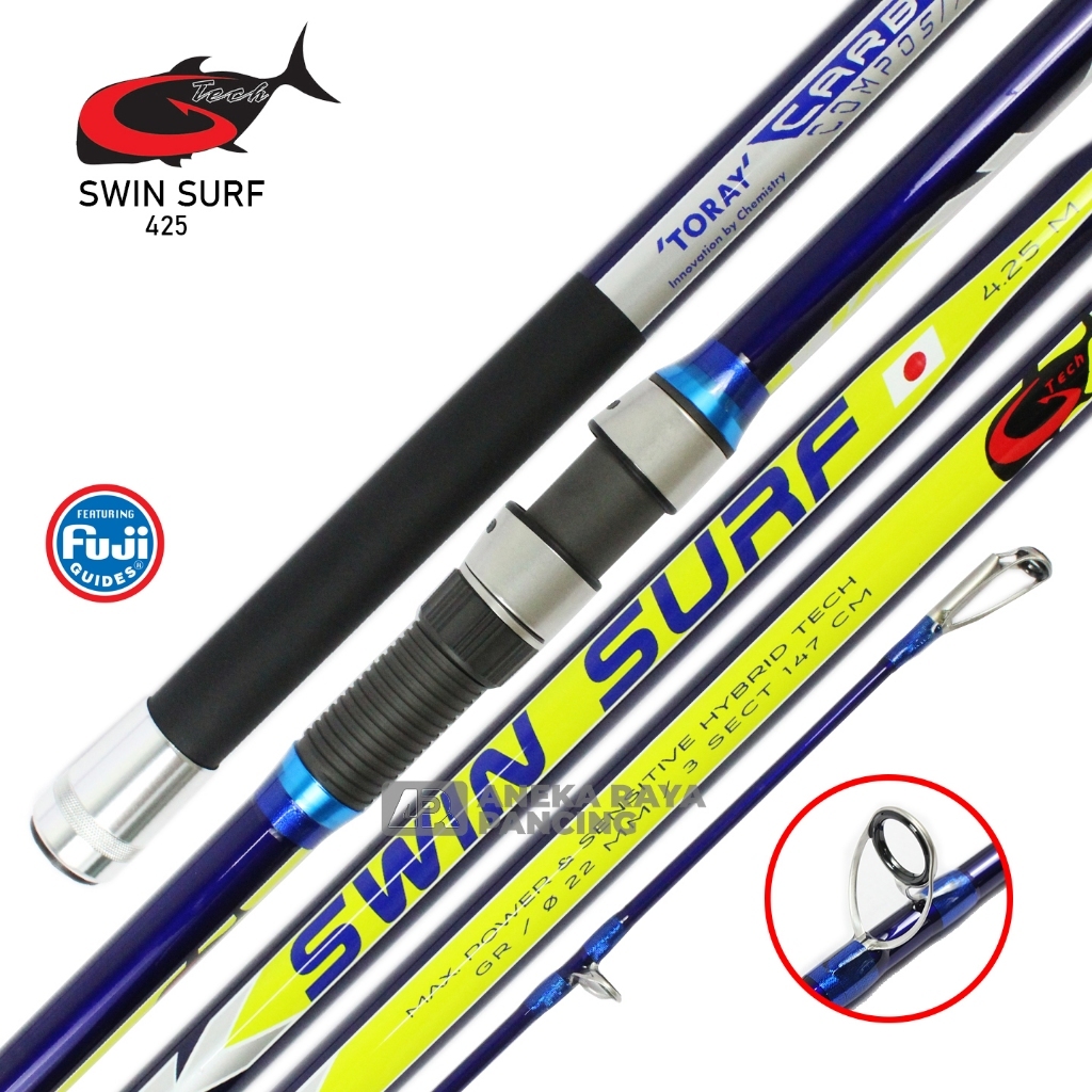 Joran G-Tech Swin Surf 425 | Toray Carbon | Surf Laut Pinggiran Resmi