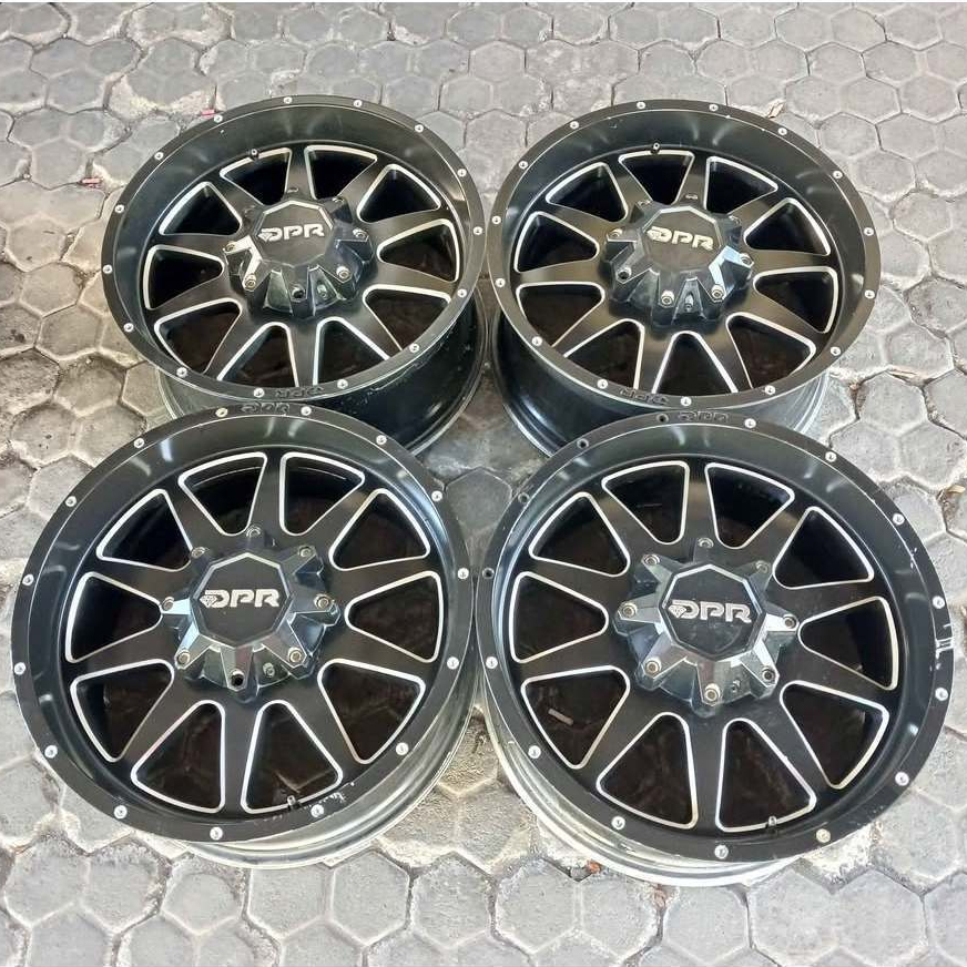 VELG RACING DPR R20 LEBAR 9 PCD 6X139 ET0 LIKE NEW