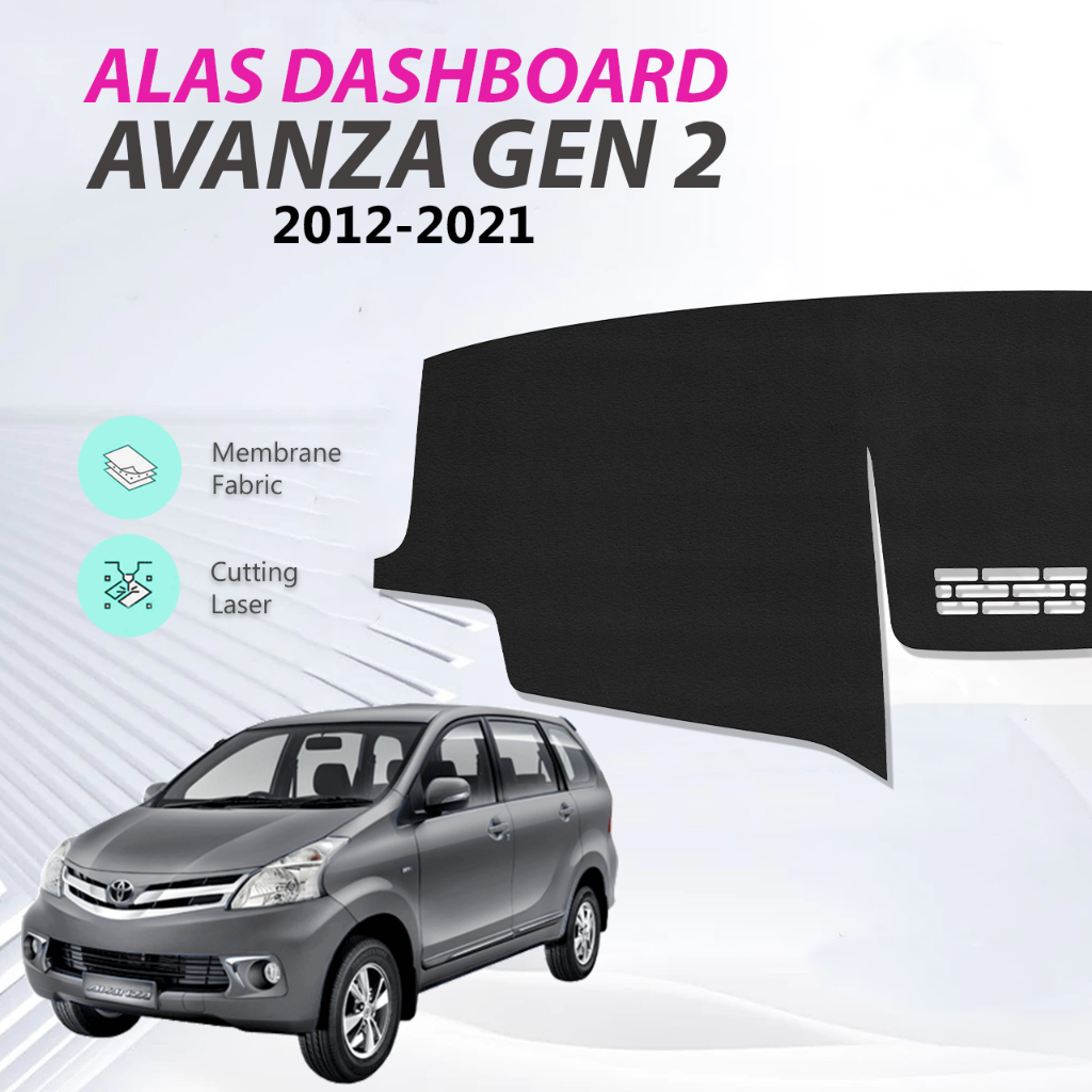 ALAS BULU DASHBOARD MOBIL NEW AVANZA - COVER KARPET PELINDUNG DASBOR TOYOTA 2012 2014 2016 2018 2021