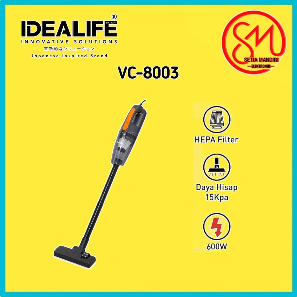 Idealife VC-8003 Mini Vacuum Cleaner - Penyedot Debu Kecil