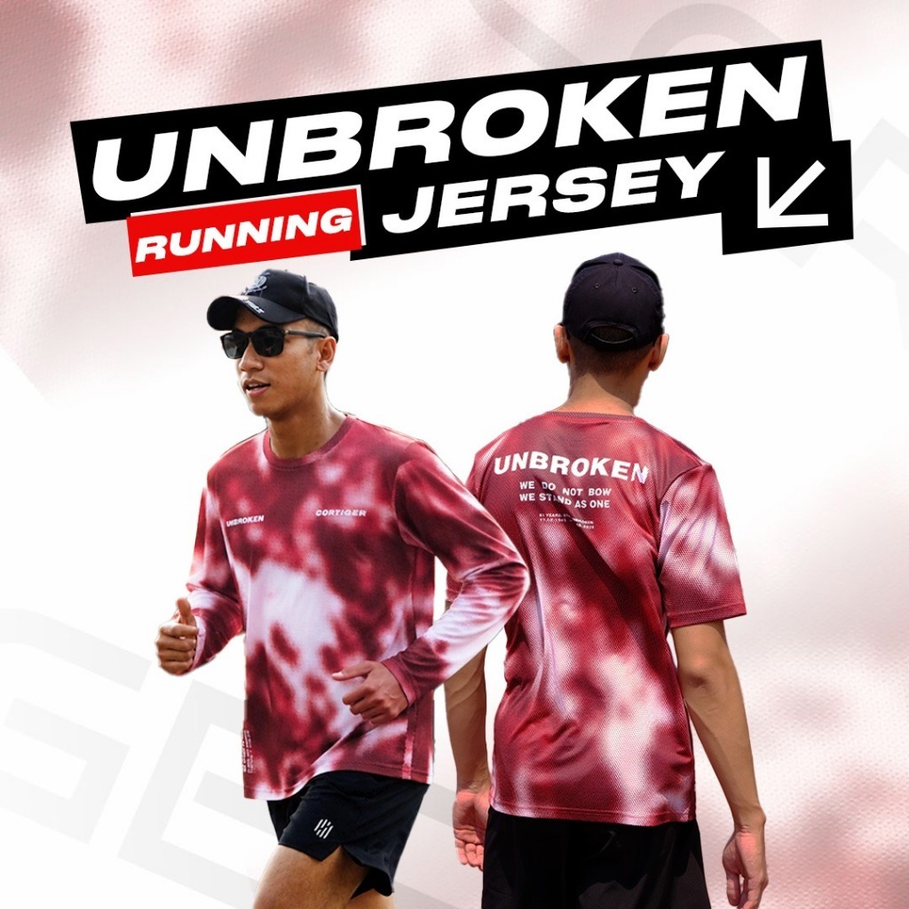 Cortiger Jersey Olahraga Pria - Unbroken