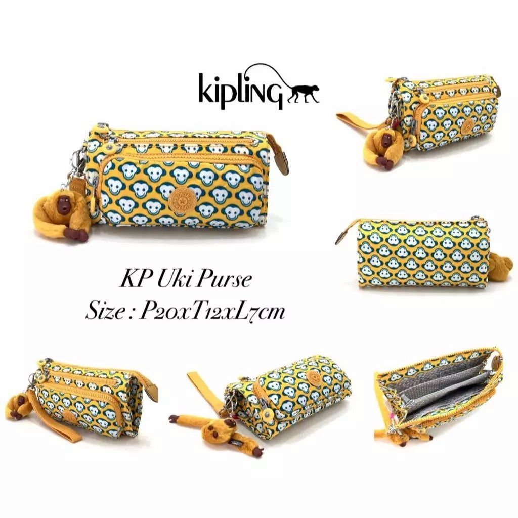 Dompet wanita dan pria Kipling KP Uki Purse type 13341 dengan kunci gantung