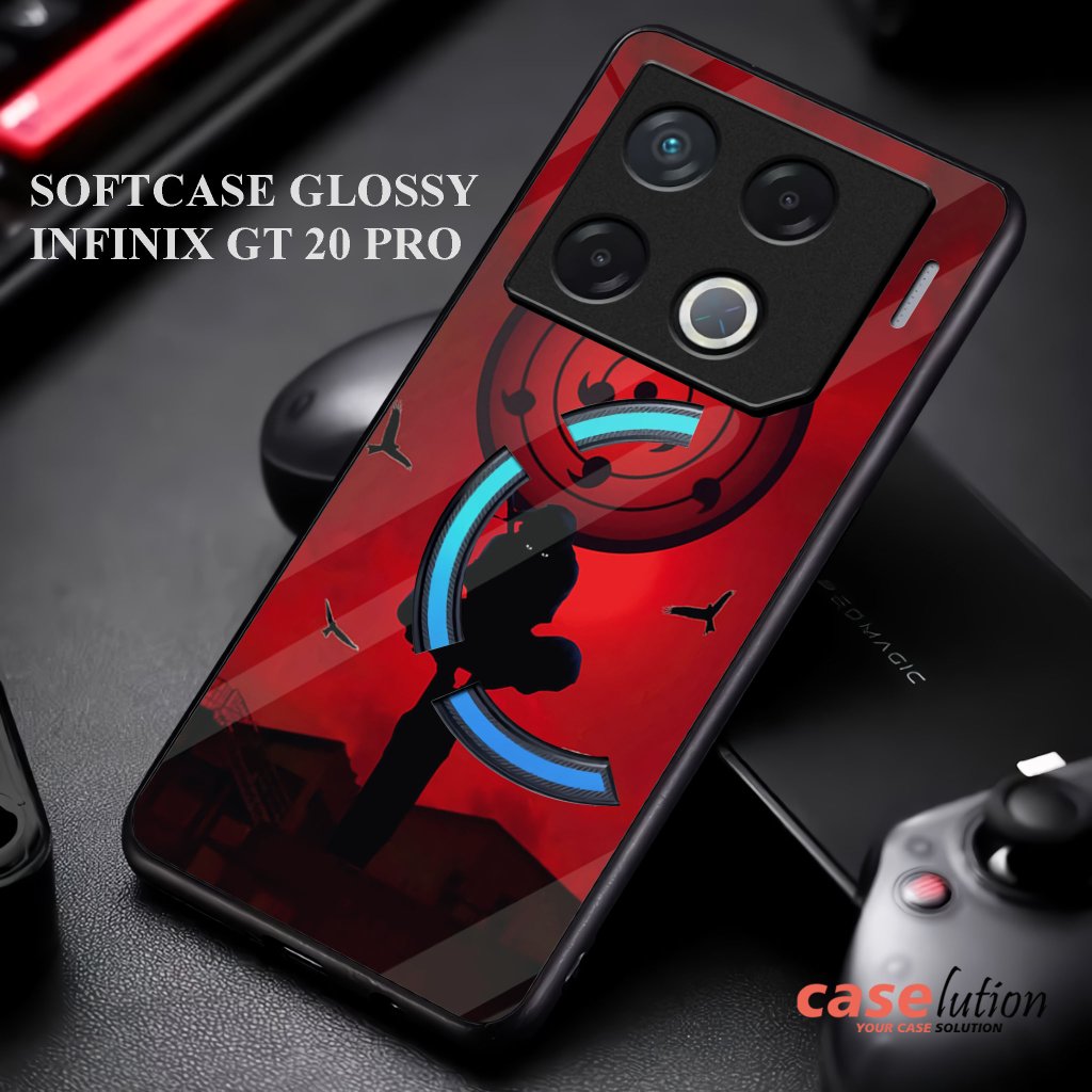 Casing Kilau Softcase INFINIX GT 20 PRO Case Glossy Sublime [Itachi Uchiha]