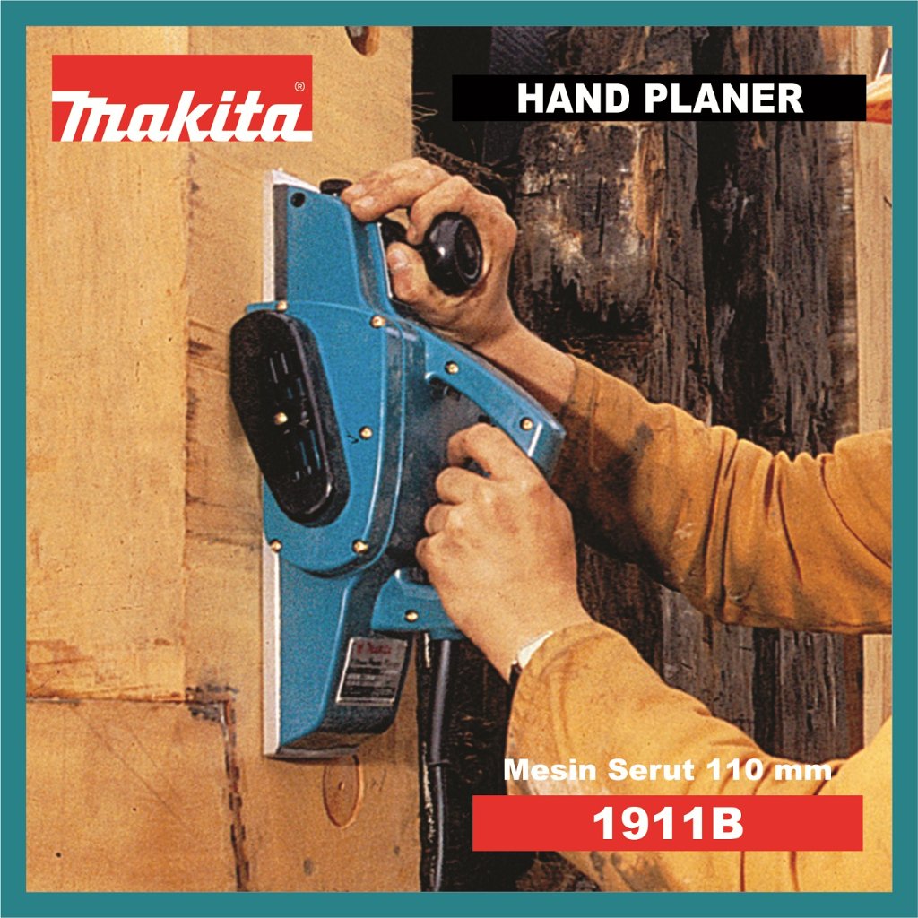 Makita 1911 B / 1911B Mesin Serut Kayu / Ketam