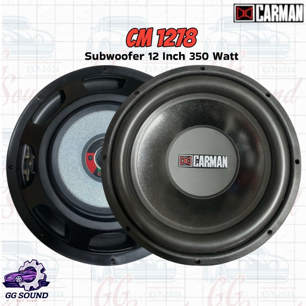 Subwoofer CARMAN CM-1278 subwoofer 12 inch carman CM-1278