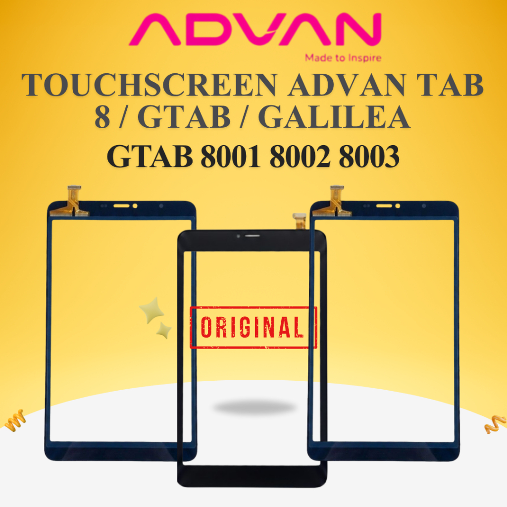 Touchscreen ADVAN TABLET TAB 8 GALILEA 8001 8002 8003