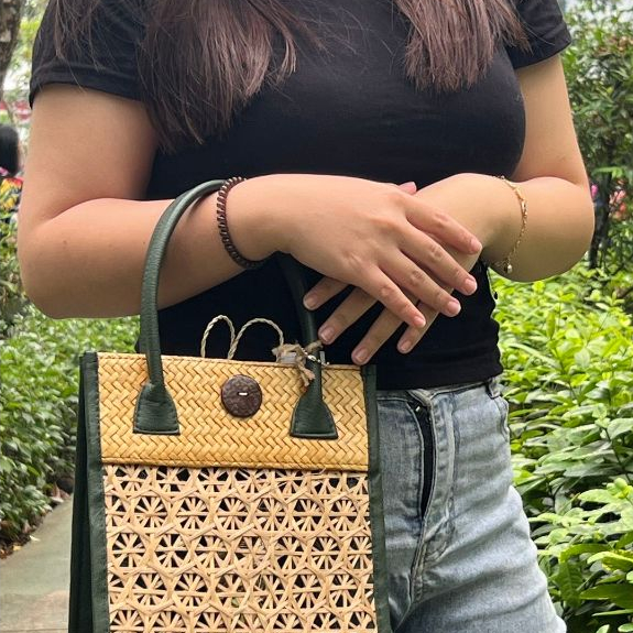 RATU ECENG Tas Anyam Bambu Tas Anyam | Hand bag Bambu | Tas Anyaman