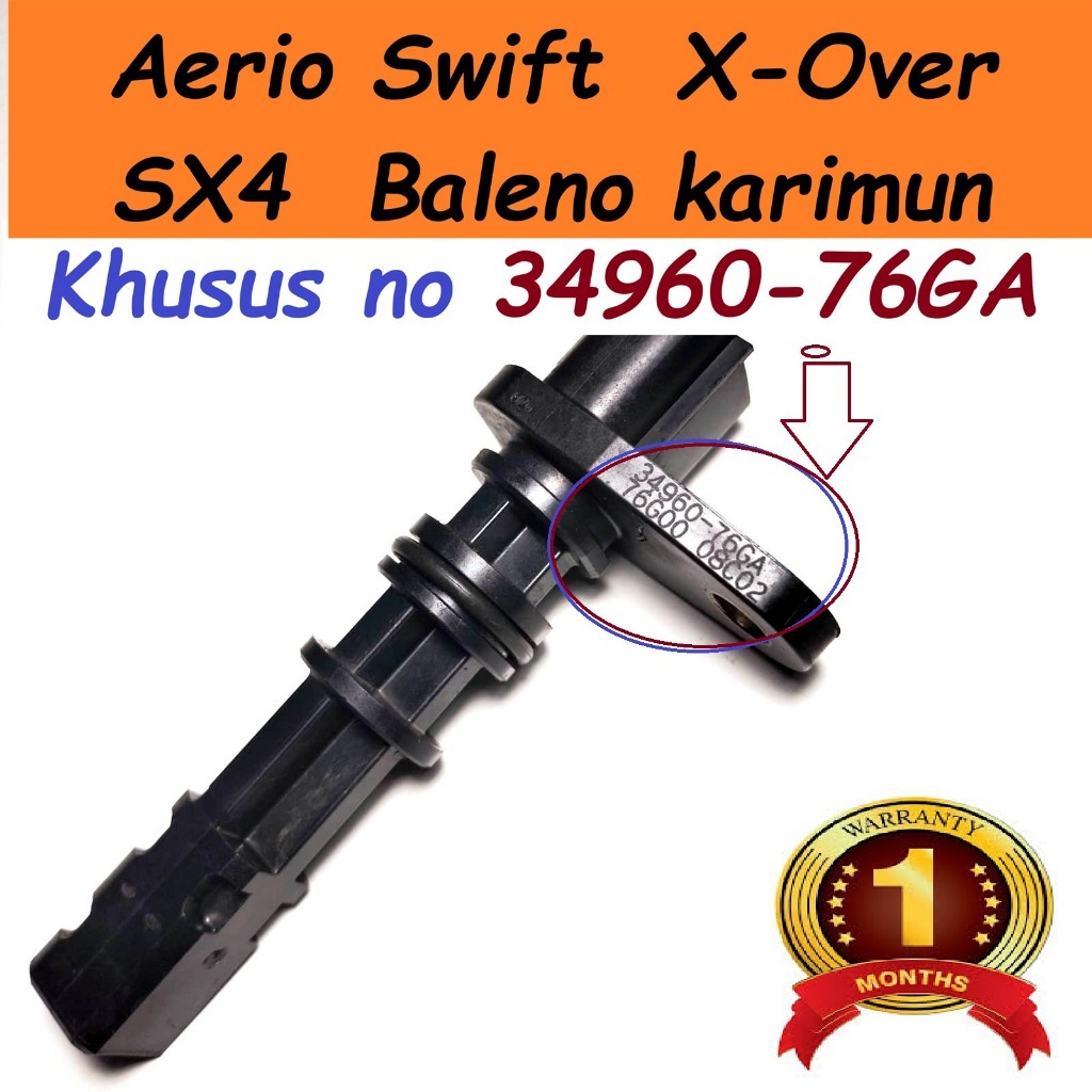 Sensor Speed Suzuki Aerio Swift  X-Over SX4  Baleno Next G karimun Wagon R  34960-76GA 34960 76GA 76