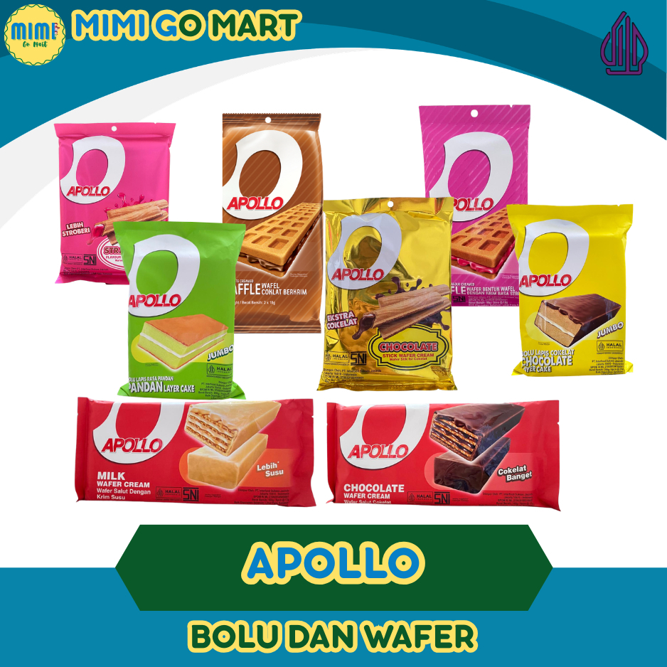 Apollo Bolu Wafer Waffle Halal Snack Malaysia