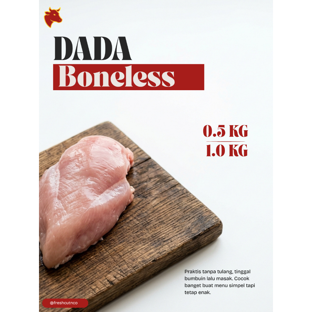 Dada Ayam Boneless 0,5KG - 1KG