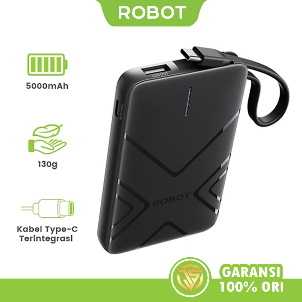ROBOT POWER BANK ROBOT OLIKE 5000MAH -10000MAH DUAL CONNECTION | COD FREE ONGKIR