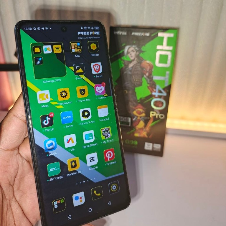 HP MURAH INFINIX HOT 40 PRO 8/128GB – HP SECOND SIAP PAKAI | 108MP | 120Hz | 5000mAh