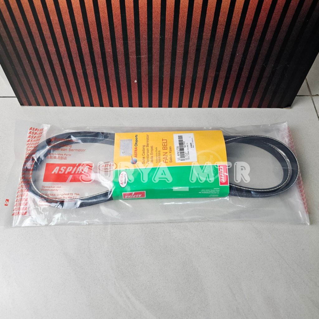 VAN FAN BELT ALT XENIA AVANZA 1.3 4PK1735 ASPIRA 11-4PK1735