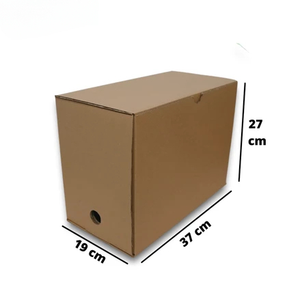Kardus Kotak Box Arsip Coklat Polos  37 x 19 x 27cm