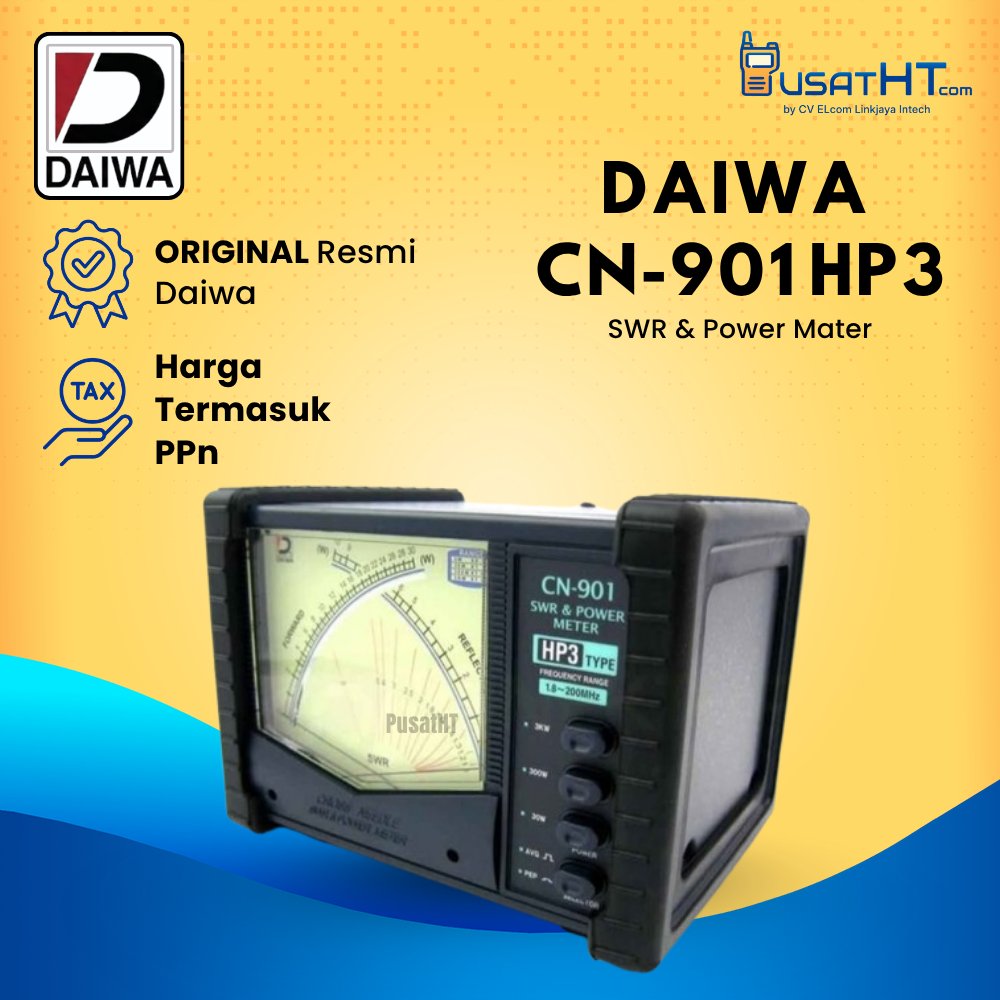 SWR & Power Meter Daiwa CN-901 HP3 3KW 1.8-200MHz Original