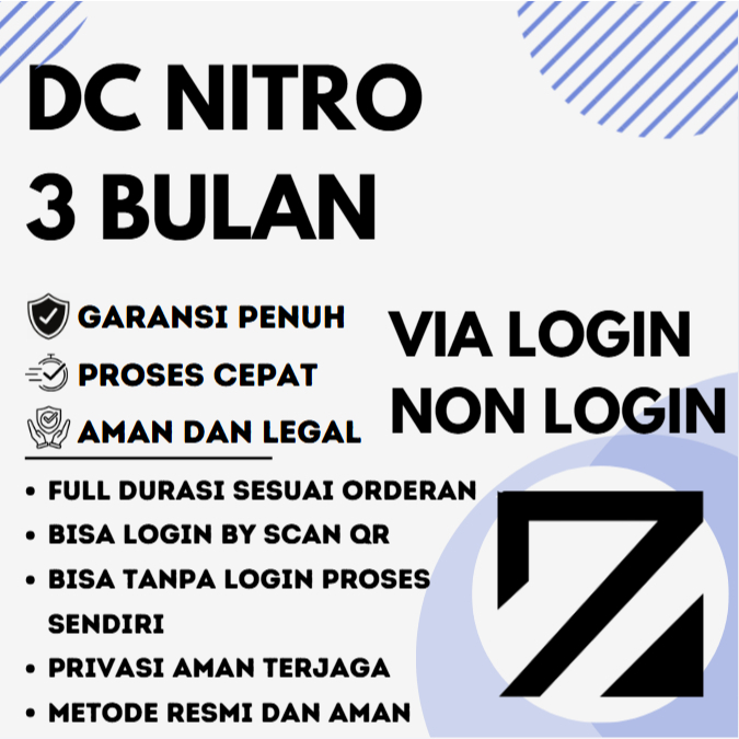 DC Nitro 3 Bulan + 2 Server Boost | Bergaransi | Fast Response