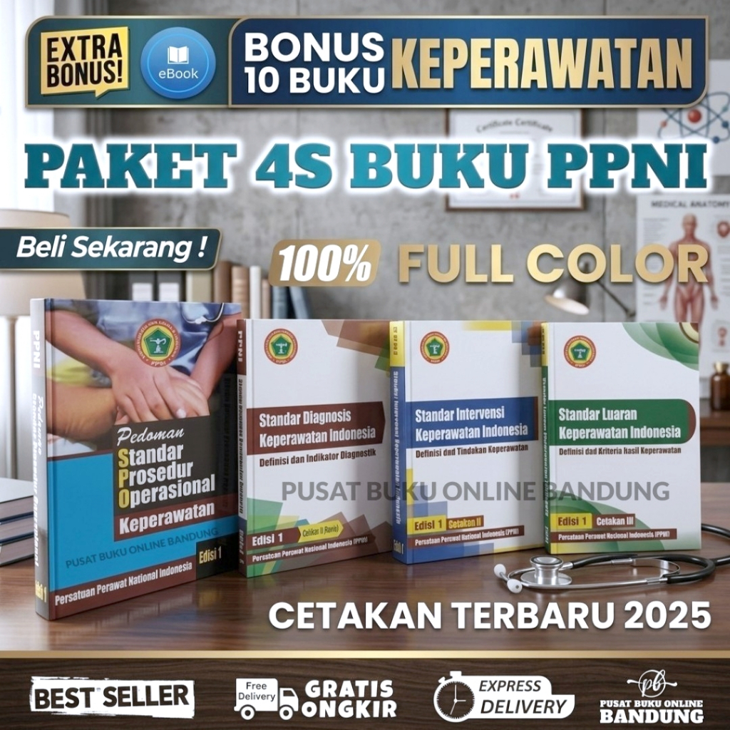 PAKET 4S PPNI SDKI SLKI SIKI SPOK ASUHAN KEPERAWATAN ORIGINAL NANDA NIC NOC SDKI SLKI SIKI