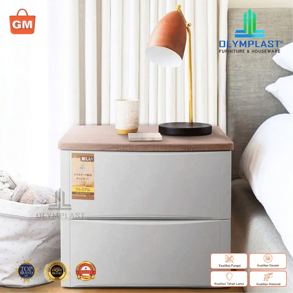 Olymplast Lemari ODC 02-M White