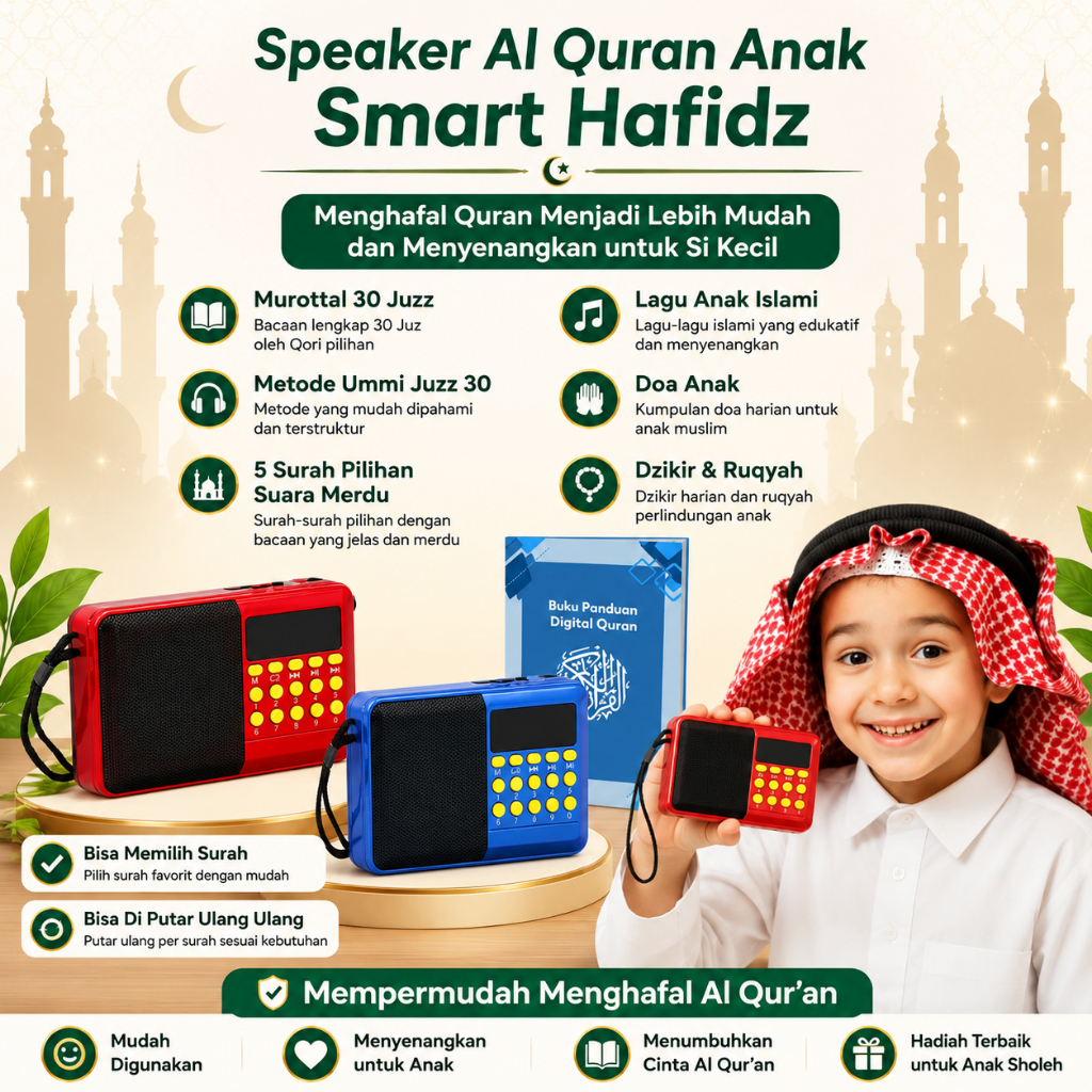 Speaker Murottal Quran Anak Metode Ummi Juzz Amma Anak