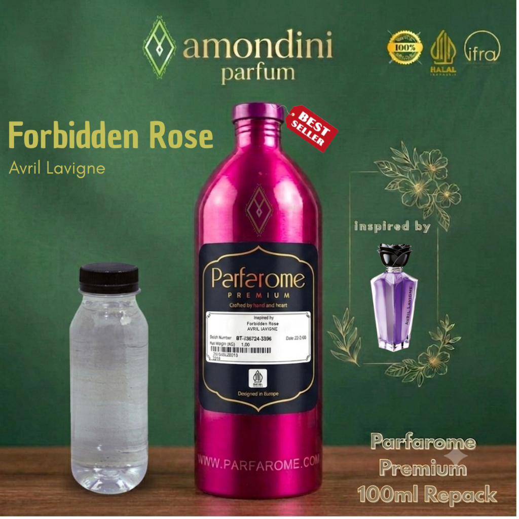 AVRIL FORBIDDEN ROSE PARFAROME PREMIUM 100ML TIDAK SEGEL
