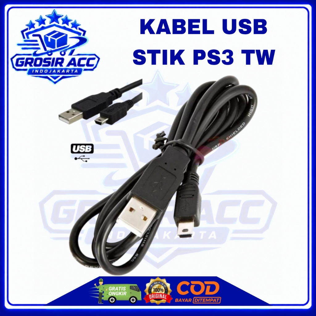 Kabel Usb Charger Stik Ps3 Kabel Stick Ps3