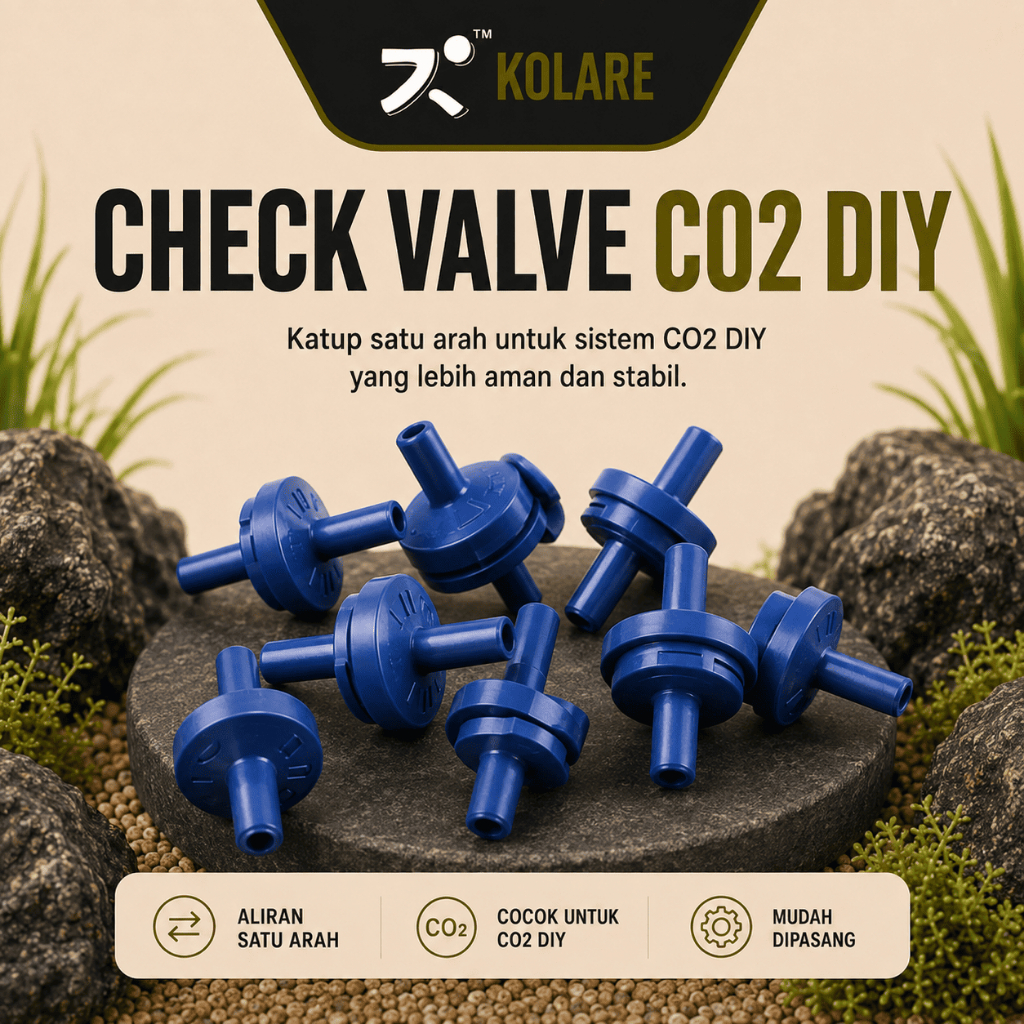 check valve CO2 DIY / Diffuser Co2 / Katup Co2 / Valve Aquascape