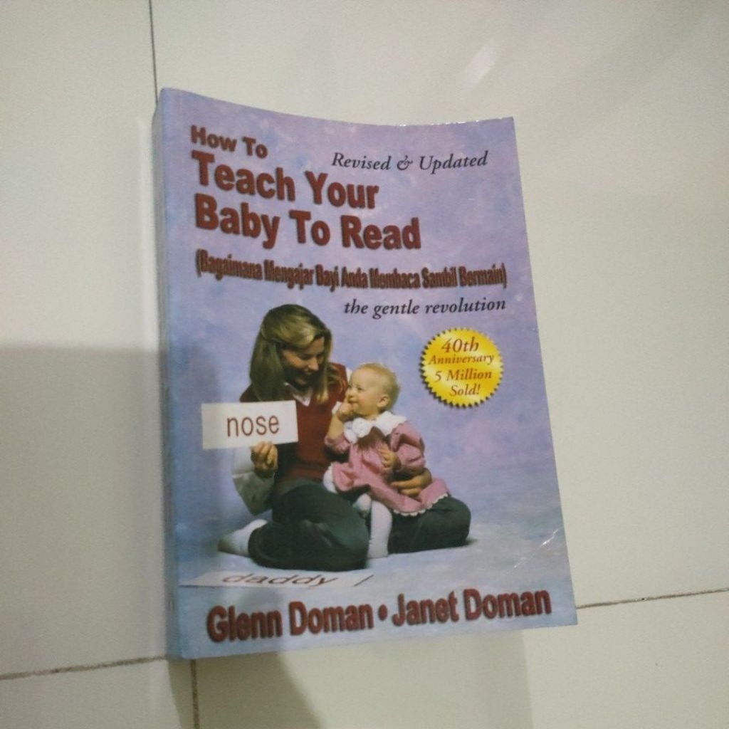 Original Glenn Doman Baby Reading Book ( Preloved )