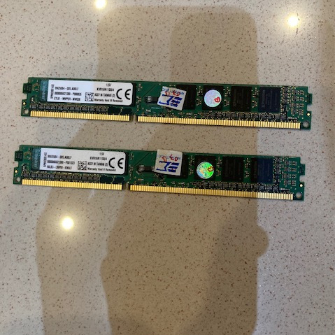 Kingston Ram DDR3 Komputer PC Rusak
