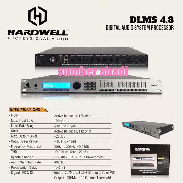 Speaker Management Hardwell Dlms 4.8 Audio Management Hardwell Dlms 4.8 original