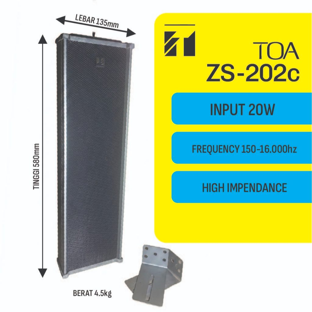 Speaker Column TOA ZS-202c