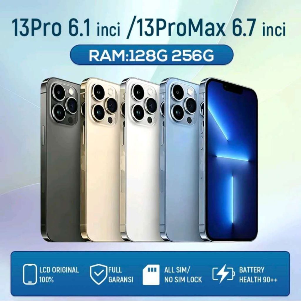 Ip 13 Pro Second 128GB Inter Live/Video/Game Phone