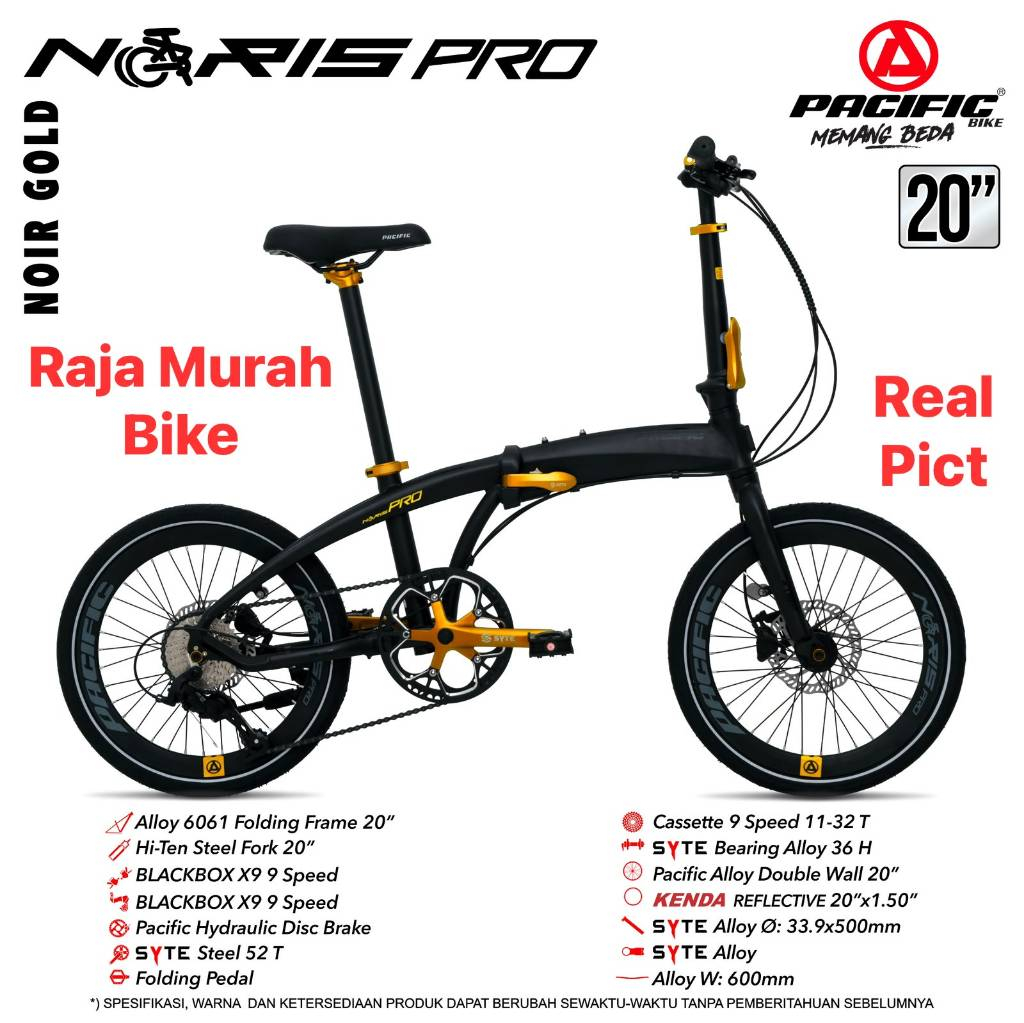 Sepeda Lipat Pacific Noris Pro 20 Inch Sepeda Lipat 20 Inch Pacific Noris Pro
