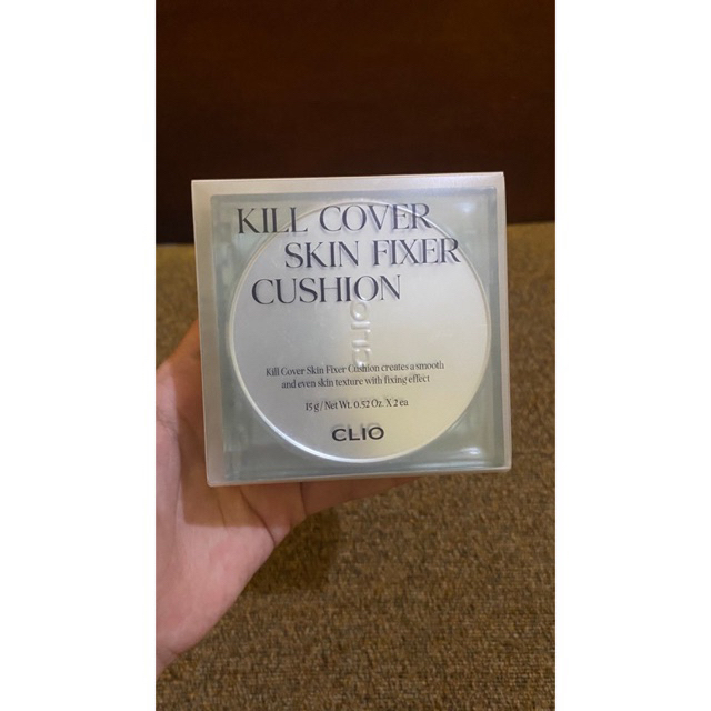 preloved CLIO Kill Cover Skin Fixer Cushion shade 23N Ginger (include REFILL)