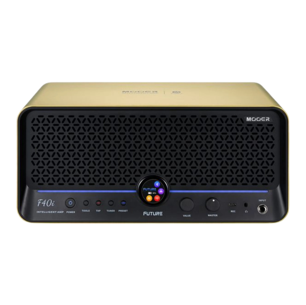 MOOER FUTURE F40i Guitar Smart Amp Imperial Gold - Speaker Stereo Full Range Flat Response FRFR Powe