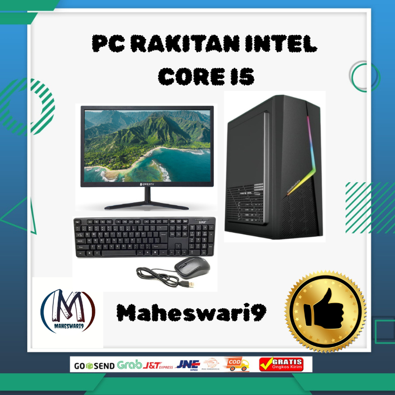 PC RAKITAN CORE I5 11400 INTEL GEN 11 FULL SET