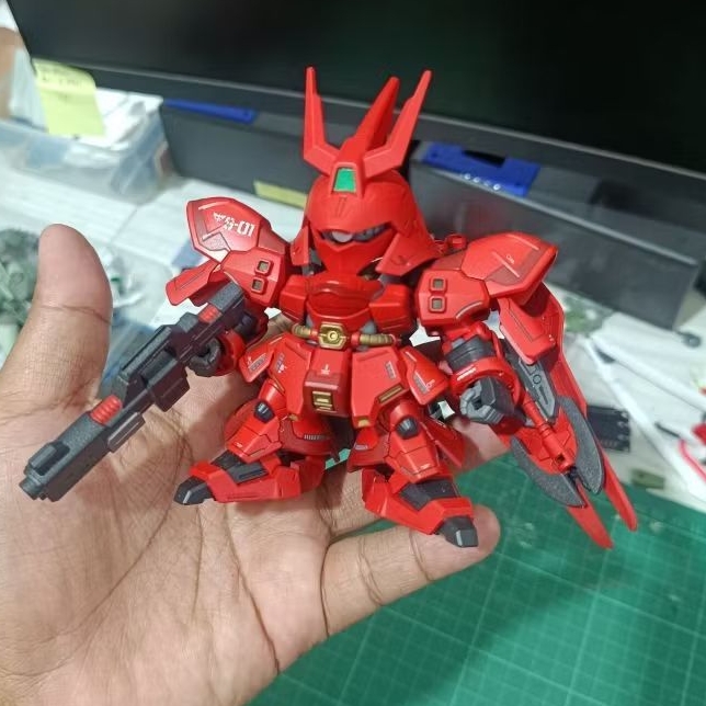 SDBB Sazabi Gundam Bandai Custom