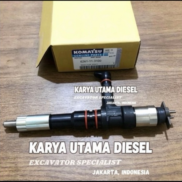 INJECTOR WHELL LOADER KOMATSU WA500 WA 500 INJECTOR 6261113100 OEM
